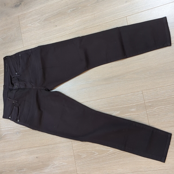 Citizen of humanity brown midrise skinny cropped jeans 29/28 - Picture 2 of 8